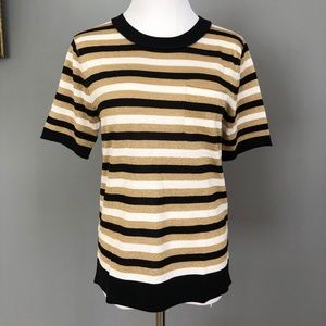 Sonia Rykiel striped top, size: XS